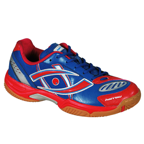 Harrow Volt Men's Indoor Court Shoe (Blue/Red)